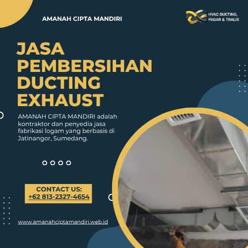 Jasa Pembersihan Ducting Exhaust