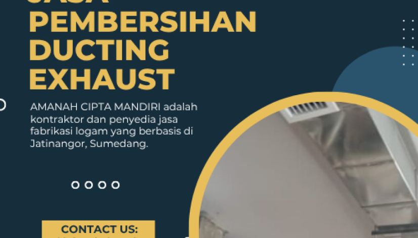 Jasa Pembersihan Ducting Exhaust
