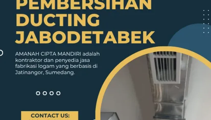 Jasa Pembersihan Ducting Jabodetabek