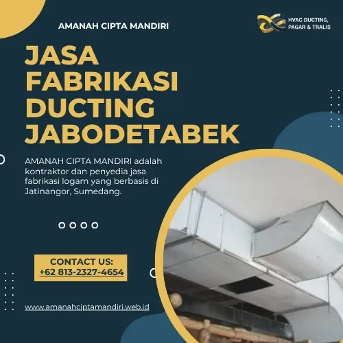 Jasa Fabrikasi Ducting Jabodetabek