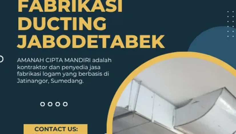 Jasa Fabrikasi Ducting Jabodetabek
