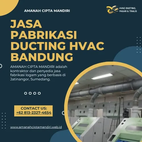 jasa pabrikasi ducting HVAC Bandung
