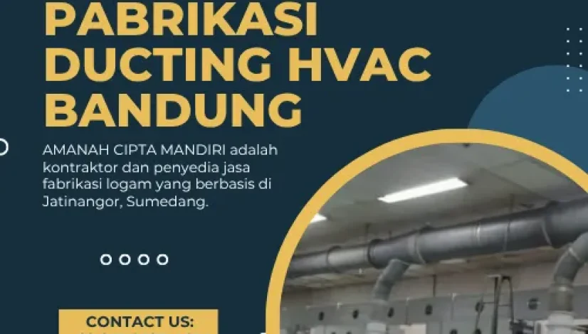 jasa pabrikasi ducting HVAC Bandung